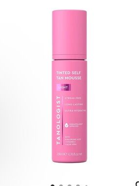 Tanologist Tinted Self Tan Mousse - Light (Pink)